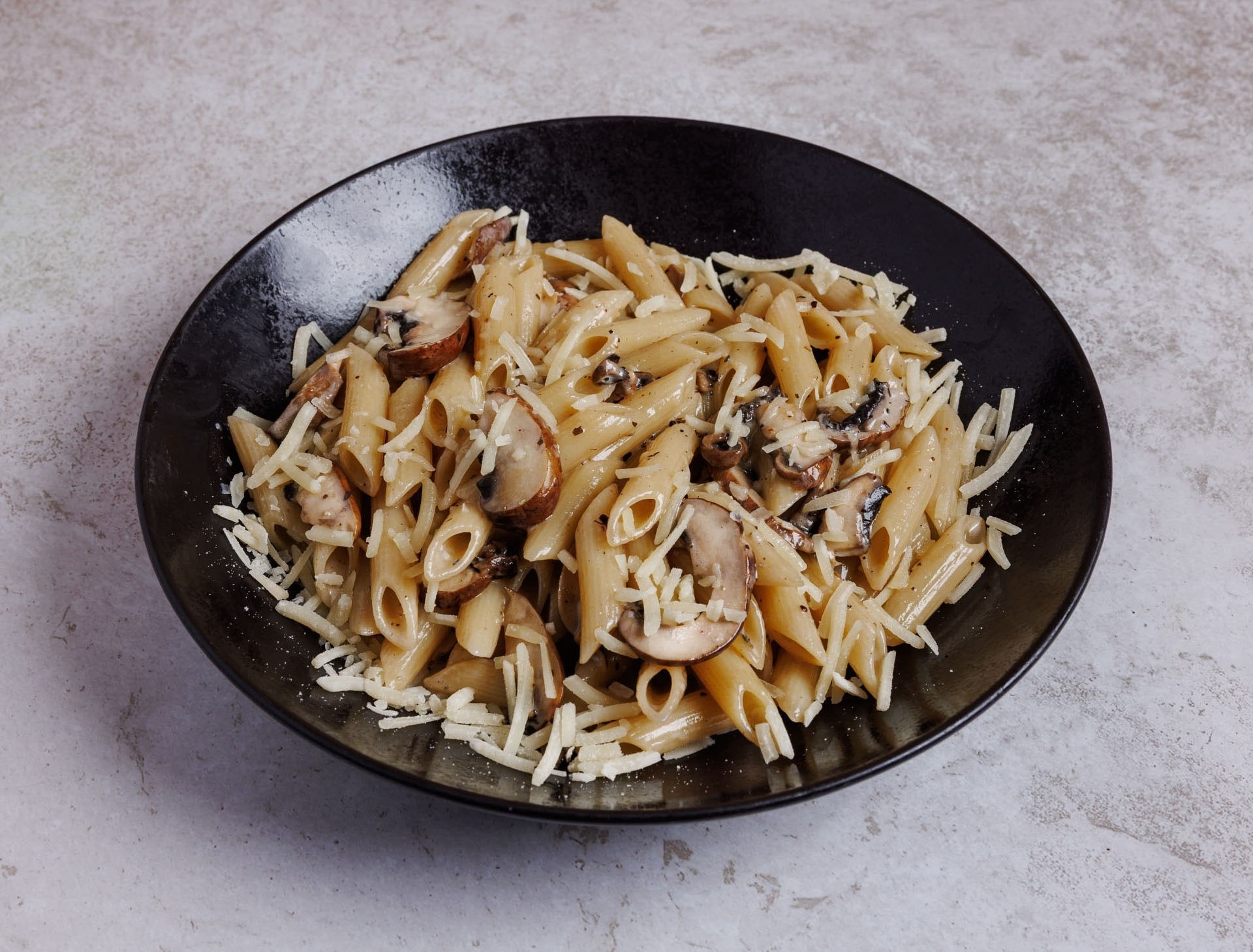 פנה שמנת פטריות